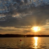 Wassersport&Hafenleben/Sonnenuntergang 